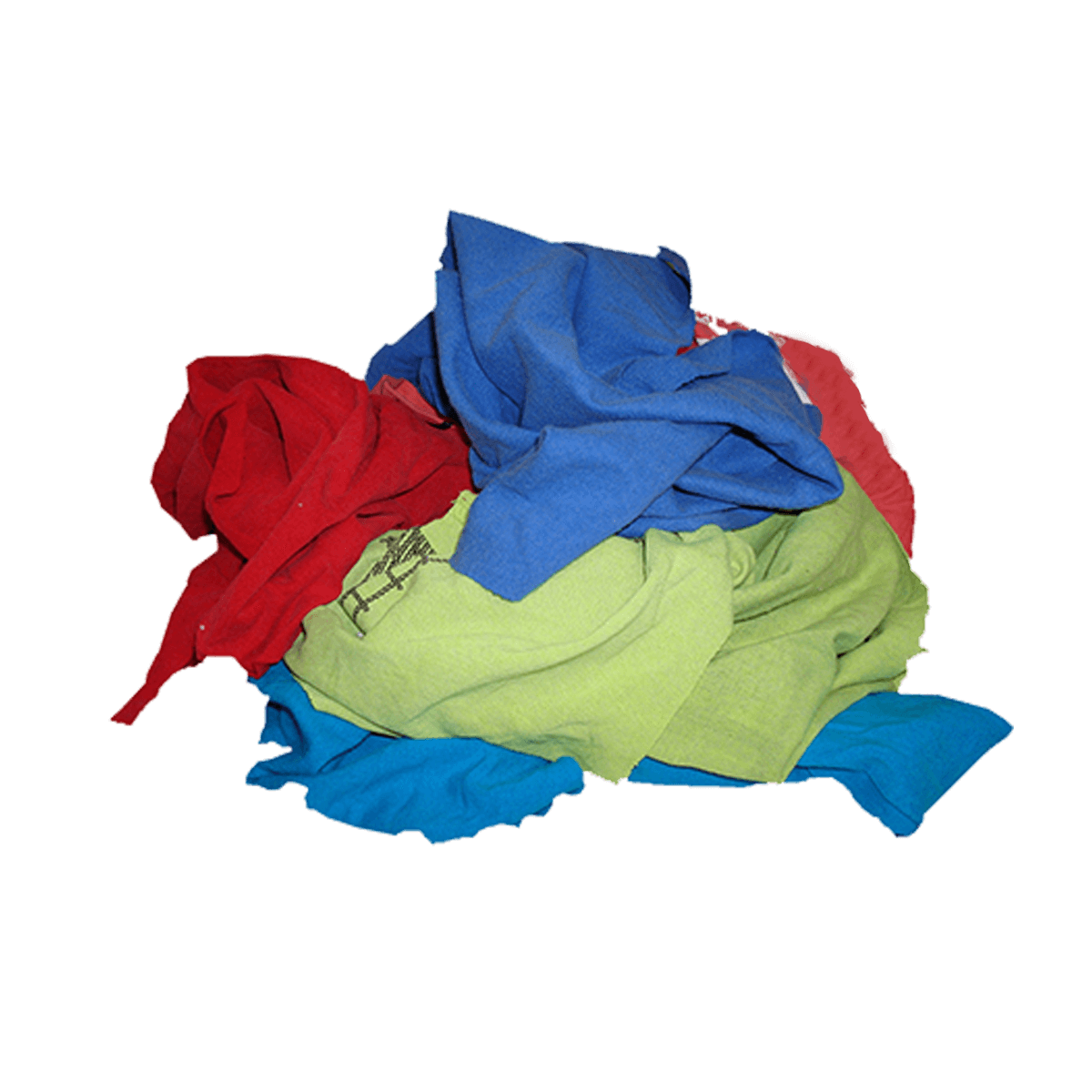 Color T-Shirt Wiping Rags